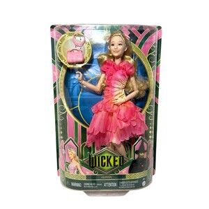 Mattel Universal Wicked Glinda Fashion Doll & Accessories NEW – Collectible Toy